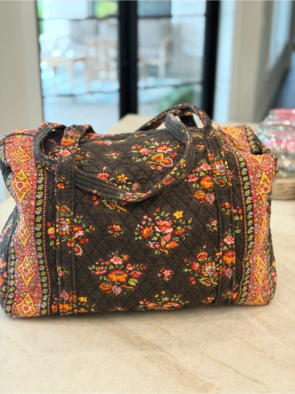 Vera Bradley quilted travel